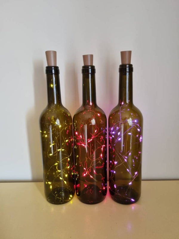 Botellas de luces