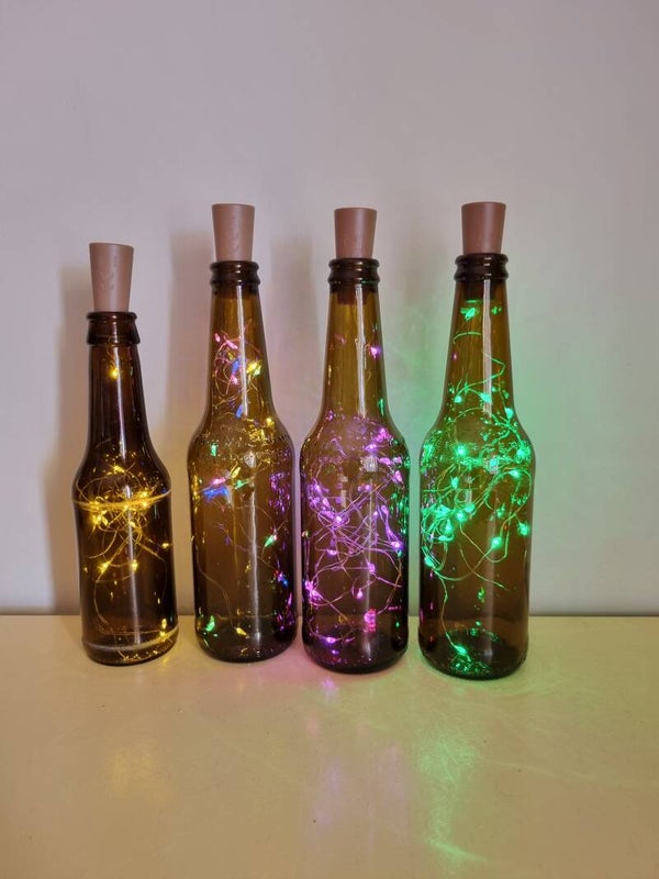 Botellas de luces