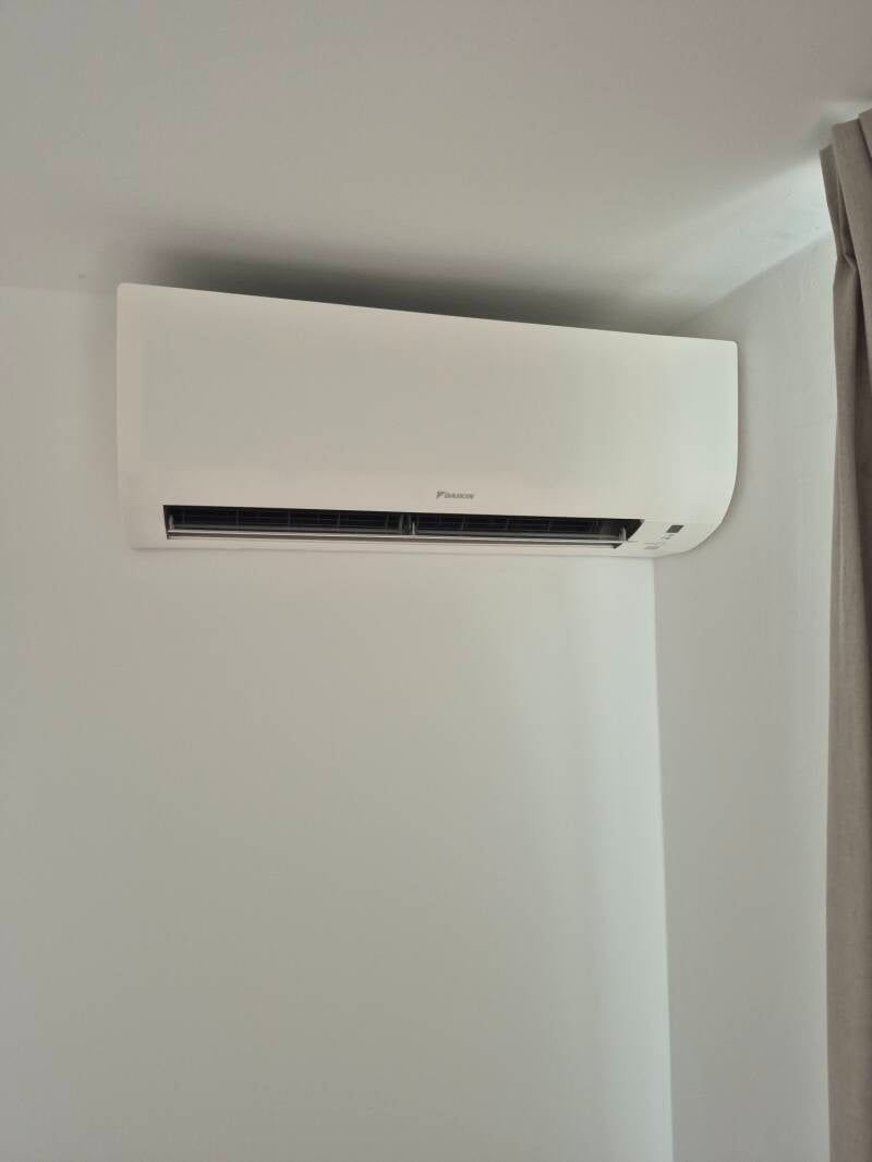 Daikin airco woonkamer Heemstede BTU-airconditioning