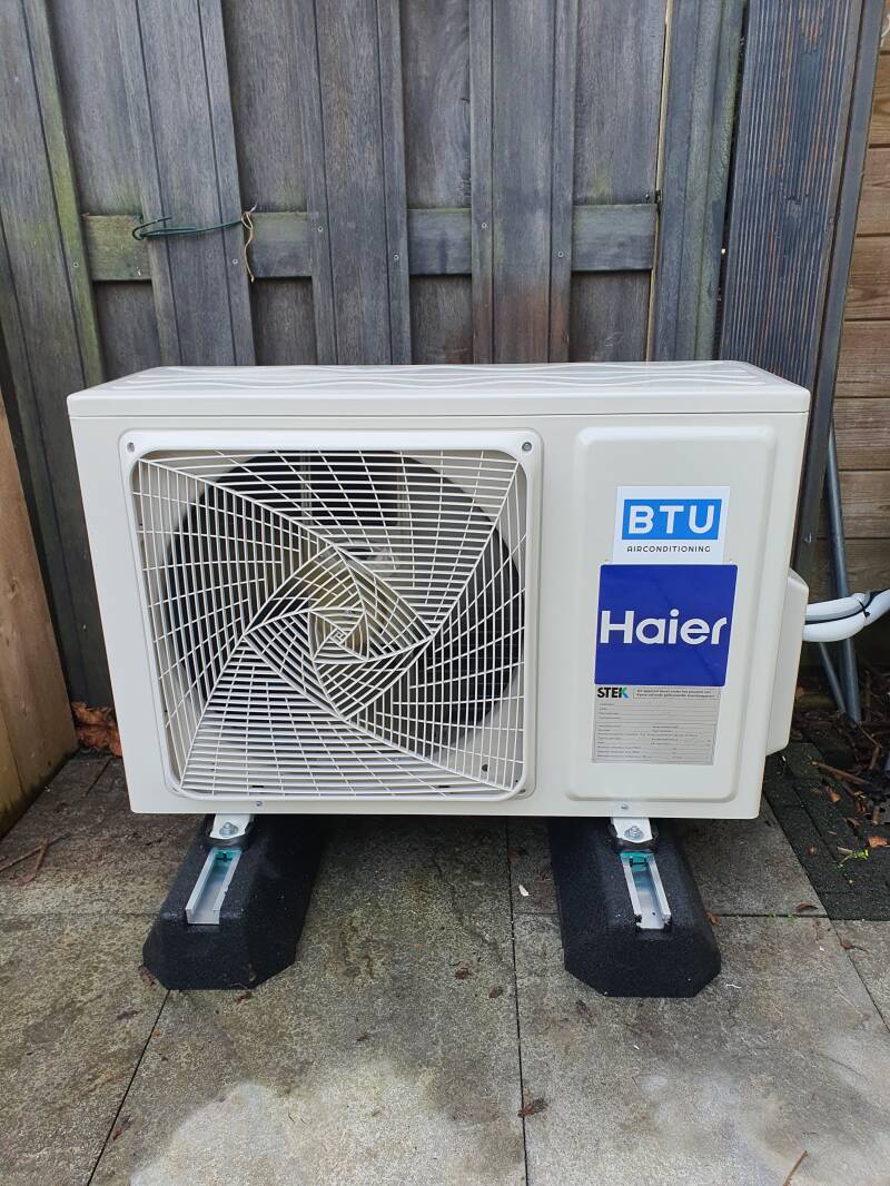 verwarmen met airco BTU-airconditioning