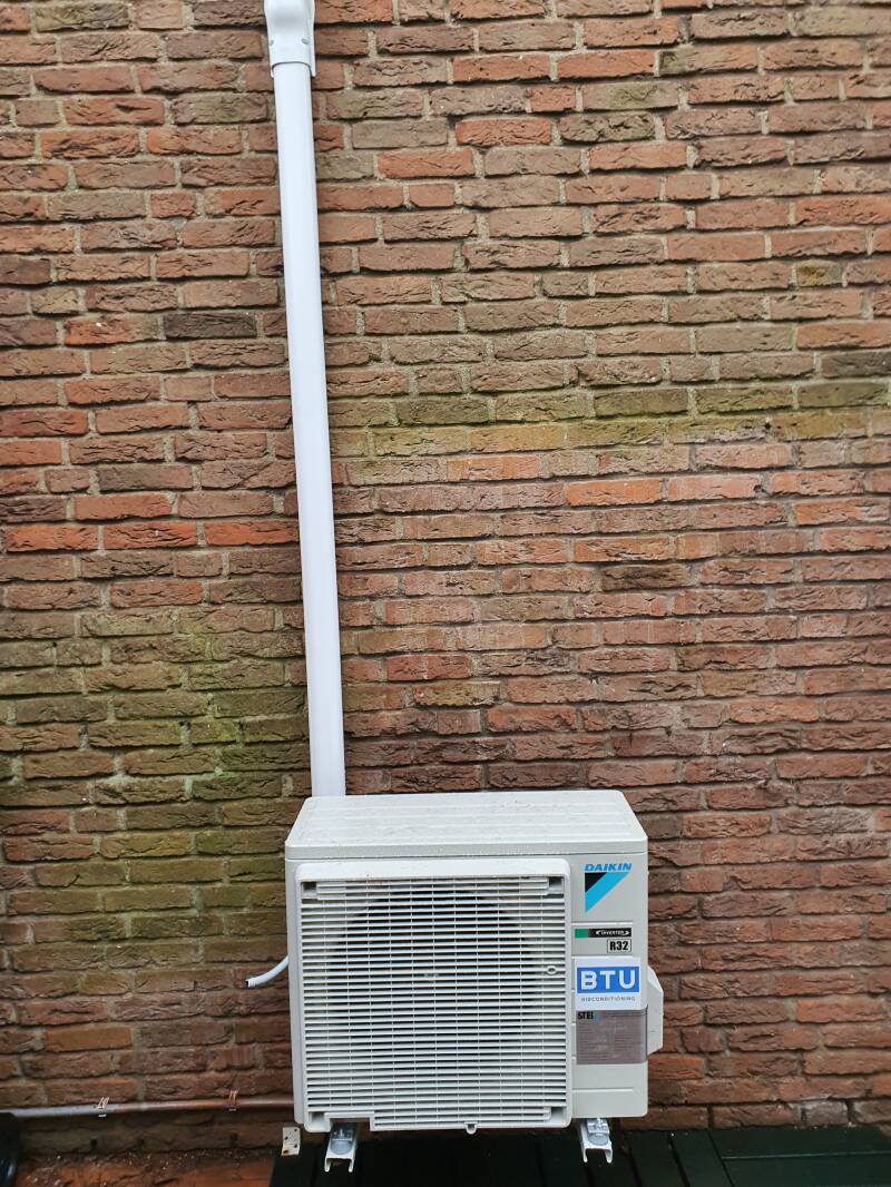 Verwarmen met airco Daikin BTU-airconditioning