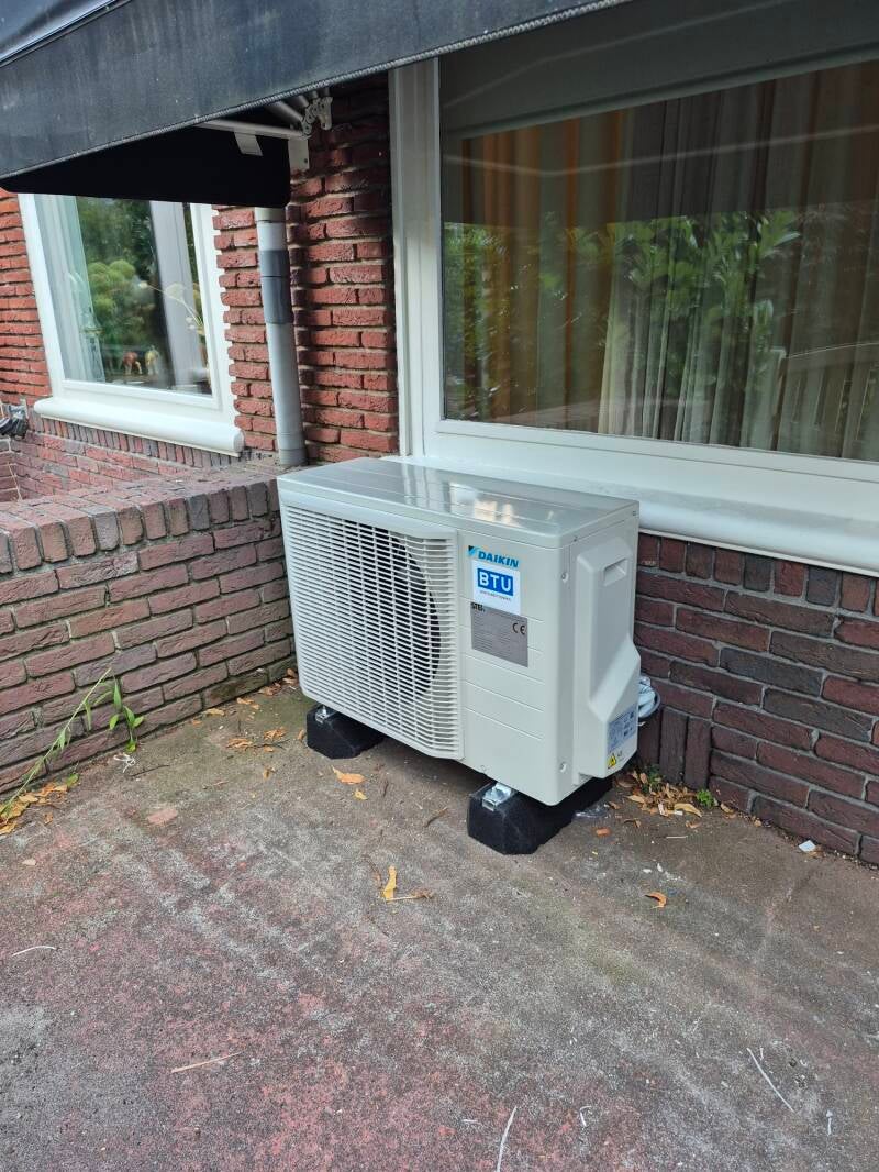 airco verwarmen woonkamer BTU-airconditioning