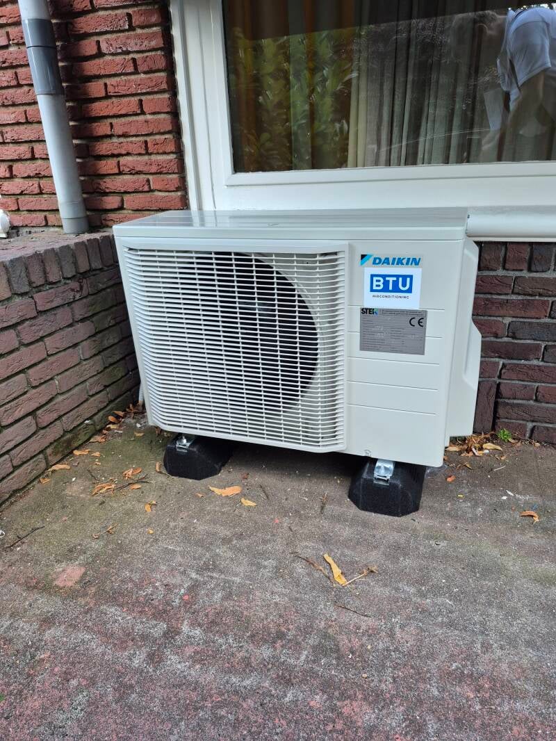 airco koelen woonkamer BTU-airconditioning