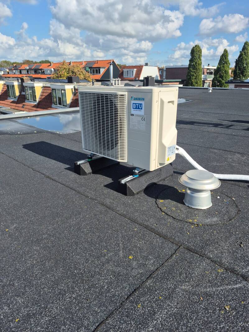 Daikin airco slaapkamer Haarlem BTU-airconditioning