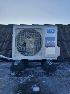 airco verwarmen woonkamer BTU-airconditioning