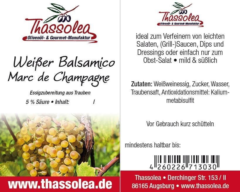 Weißer Balsamico 250 ml