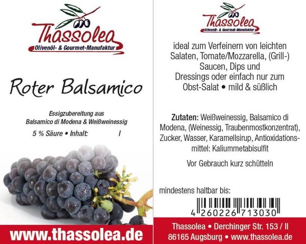 Roter Balsamico 250 ml