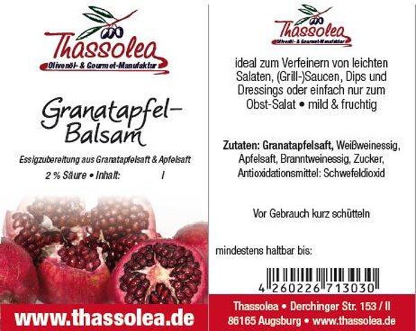 Granatapfel Balsam Essigzubereitung 250 ml