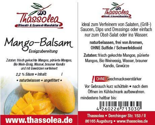 Mango-Balsam Essigzubereitung 250 ml
