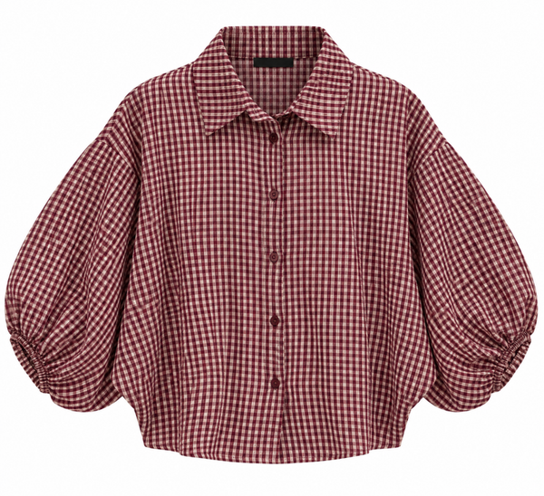 Blouse Sara bordeaux