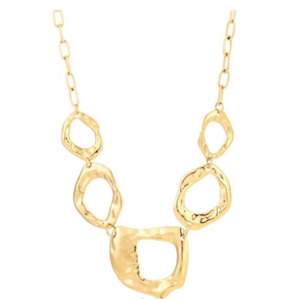 Ketting cirkels goudkleur