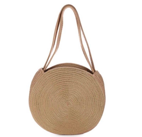 Strandtas luxe in rond