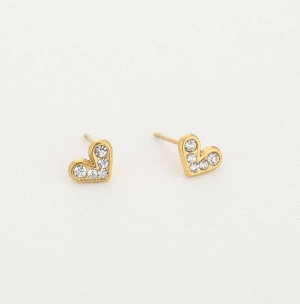 Oorbellen hartje studs
