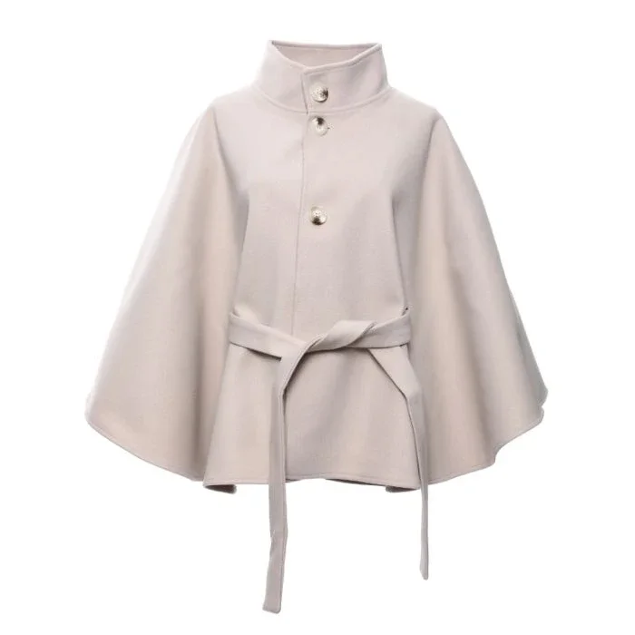 Jas/poncho crème