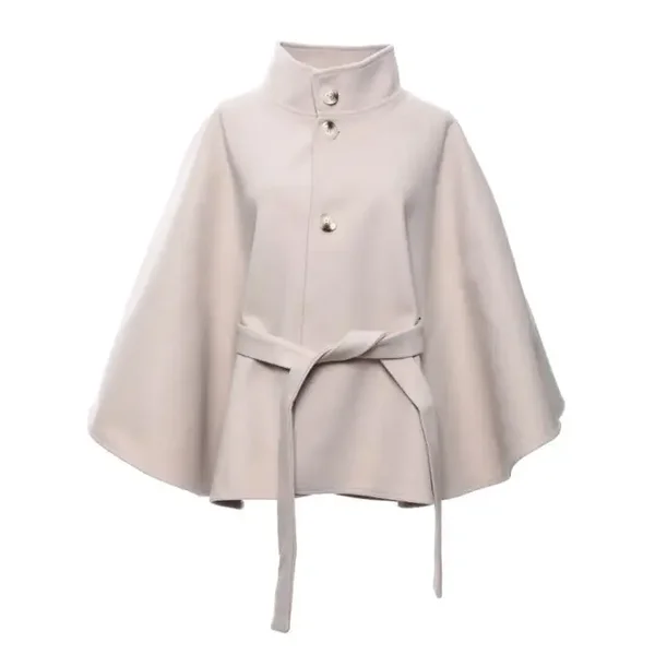 Jas/poncho crème