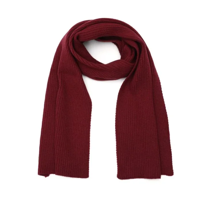 Sjaal effen Burgundy