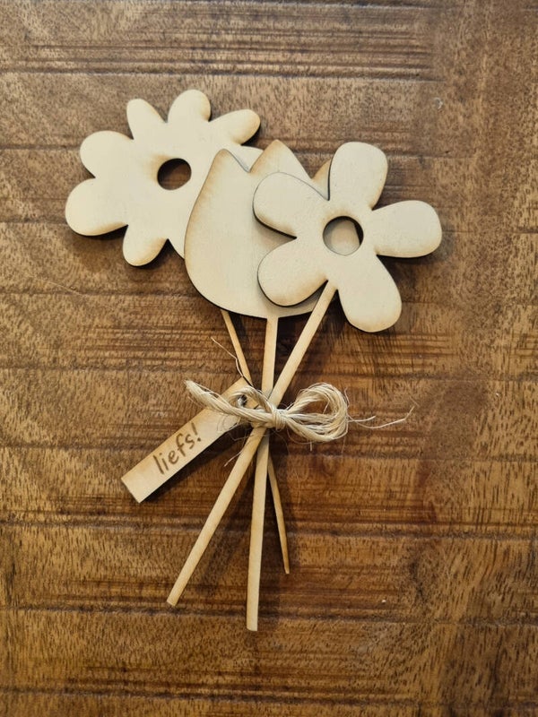 Houten groet