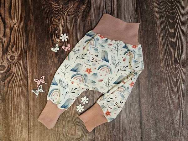 Pumphose Regenbogenvögel  Gr.80/86