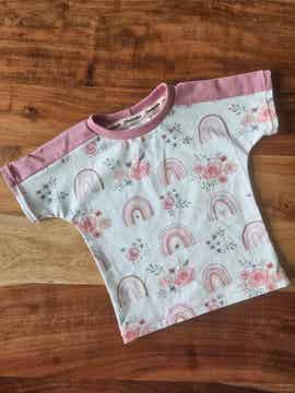 T-Shirt Regenbogen Gr.74