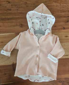 Sweatjacke Flowers Gr.80