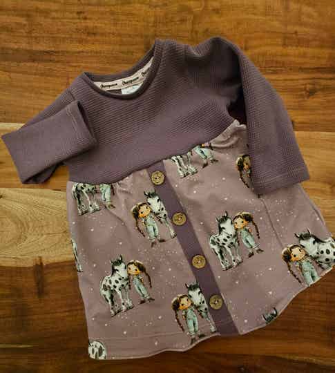 Kleid Pferdemädchen Gr.80