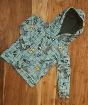 Hoodie blau Rockdino Gr. 98