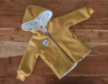 Walkjacke Hund gelb Gr.92