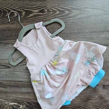 Stramplerkleid Häschen