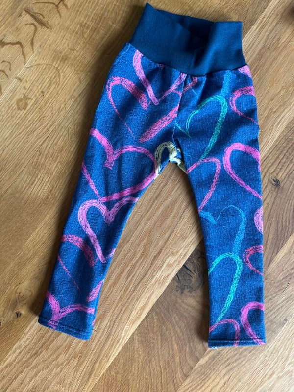 Leggings Herzen Gr. 86