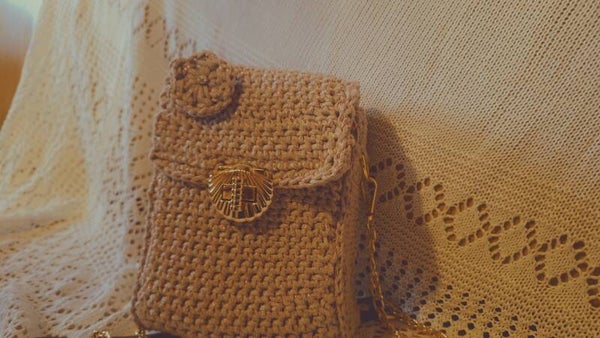 Häkeltasche handarbeit Einzelstück
