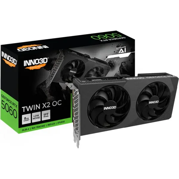INNO3D GeForce RTX 5060 TWIN X2 OC V2 GRAFIKKARTE NEU OVP