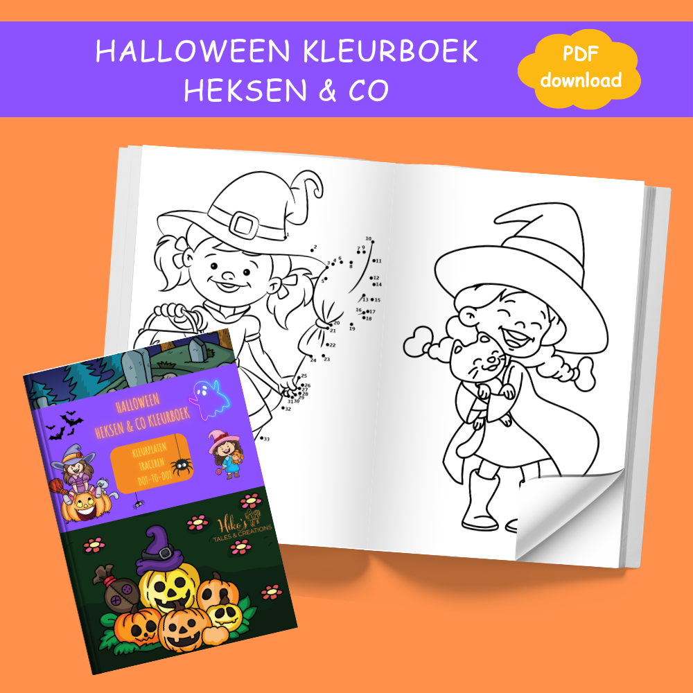 Halloween Heksen & Co Kleurboek