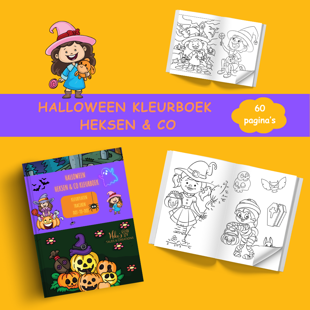 Halloween Heksen & Co Kleurboek