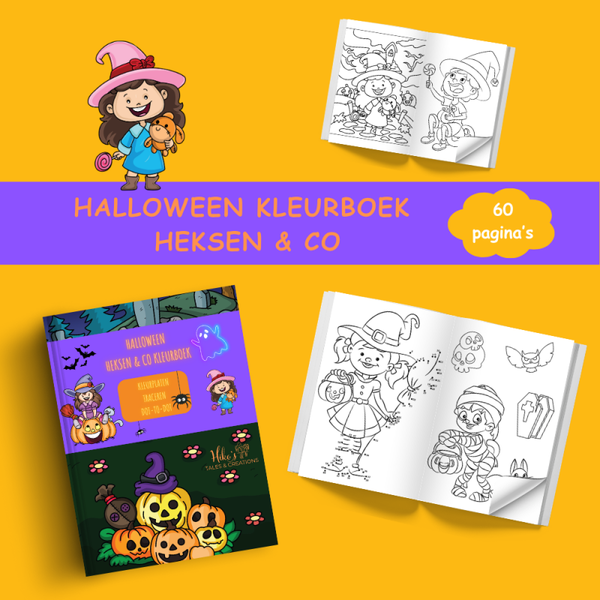 Halloween Heksen & Co Kleurboek