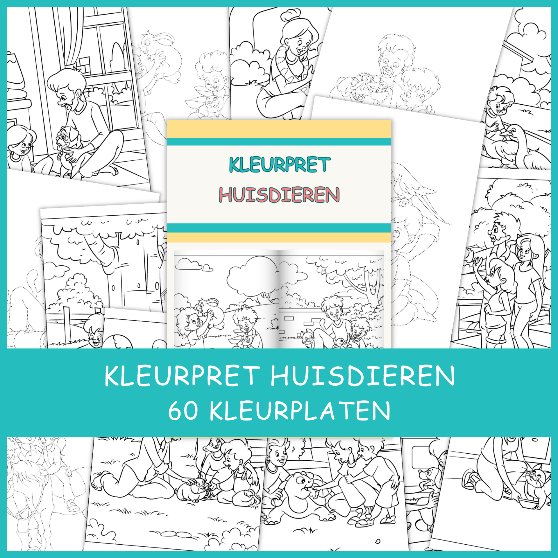 Kleurpret met Hiko’s Tales & Creations: Huisdieren