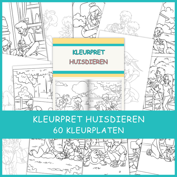Kleurpret met Hiko’s Tales & Creations: Huisdieren