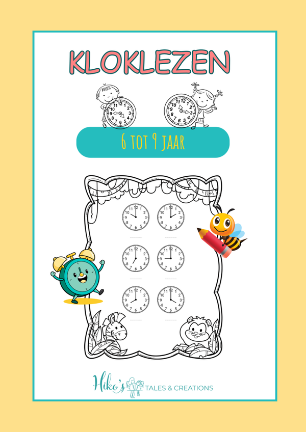 Kloklezen 6 tot 9 jaar