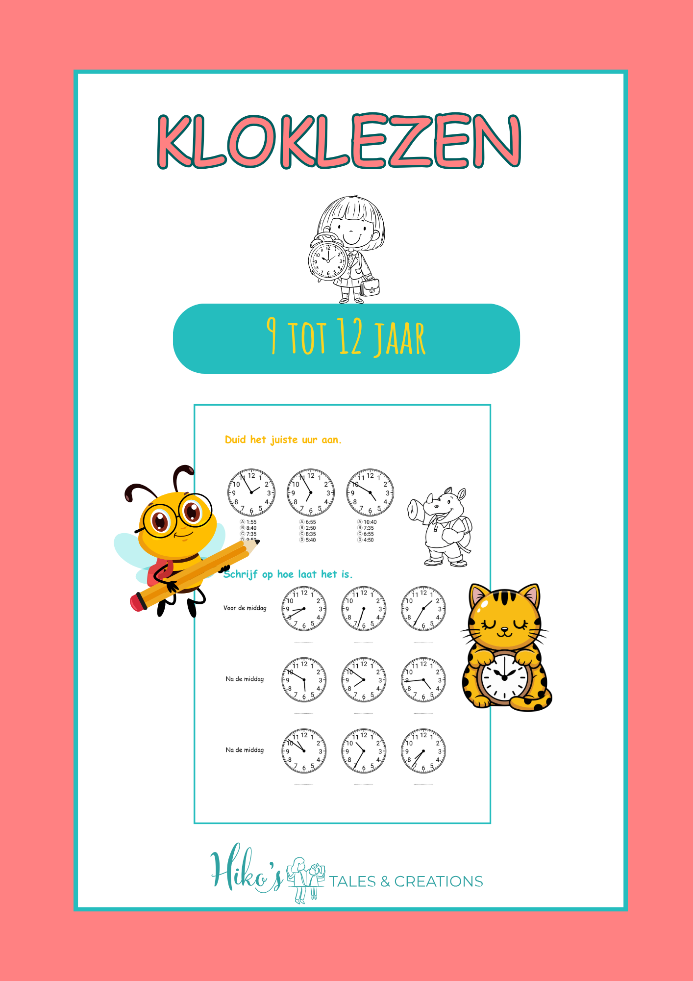 Kloklezen 9 tot 12 jaar