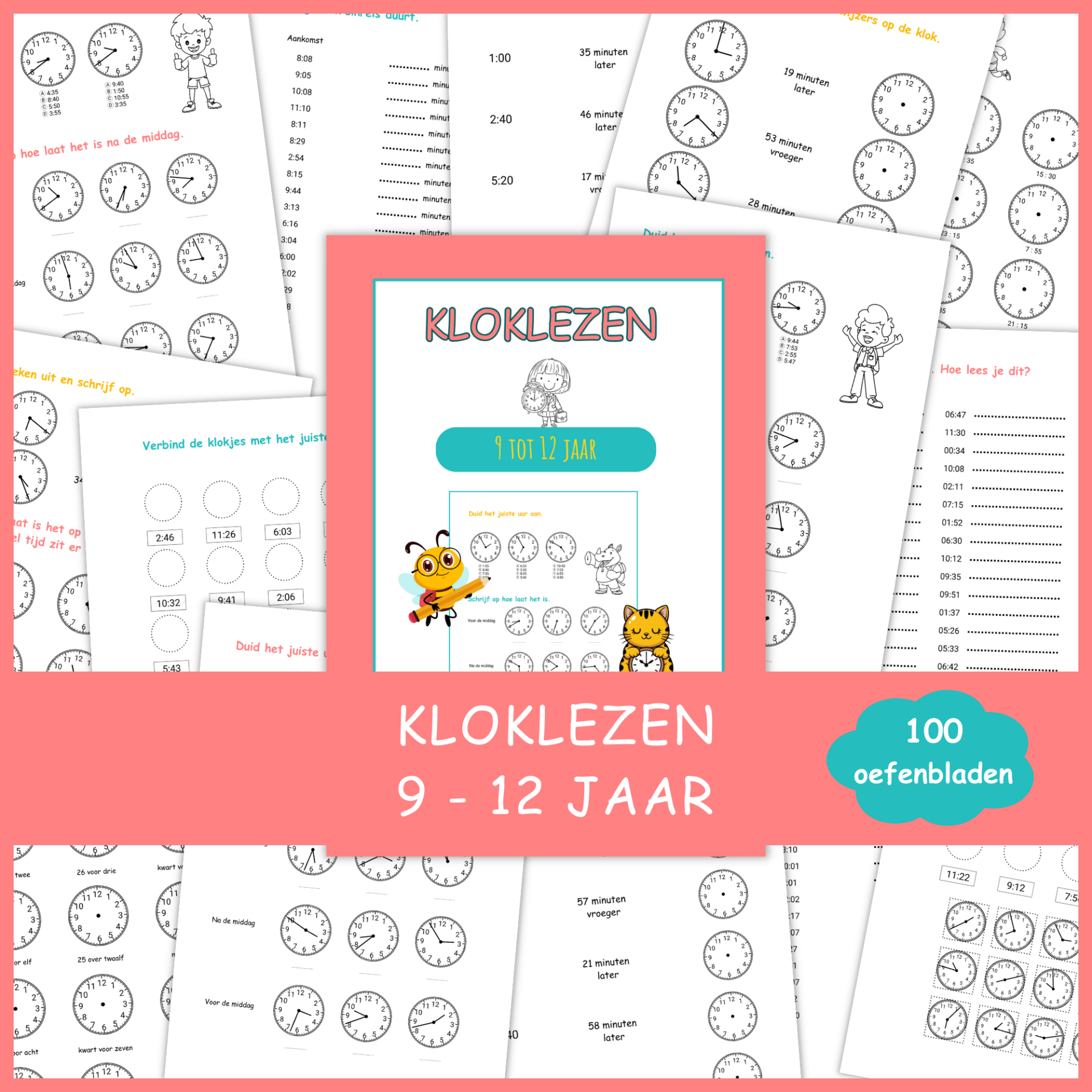 Kloklezen 9 tot 12 jaar
