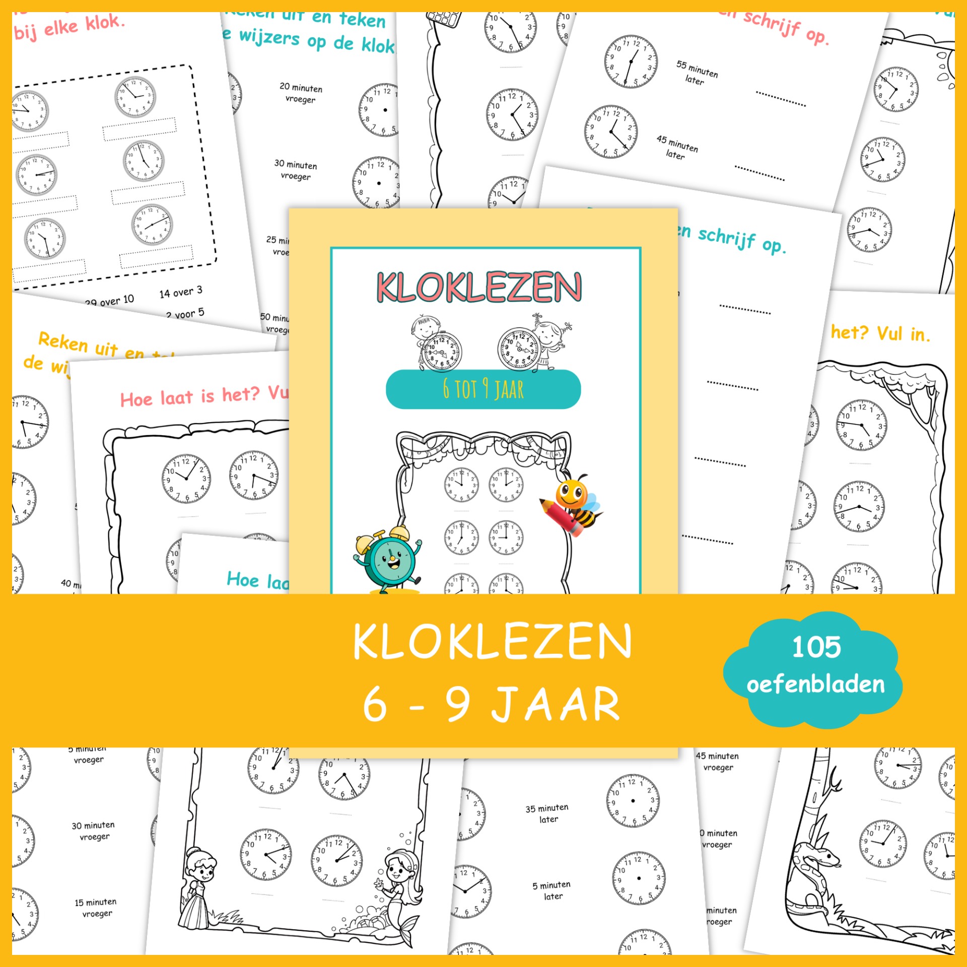 Kloklezen 6 tot 9 jaar