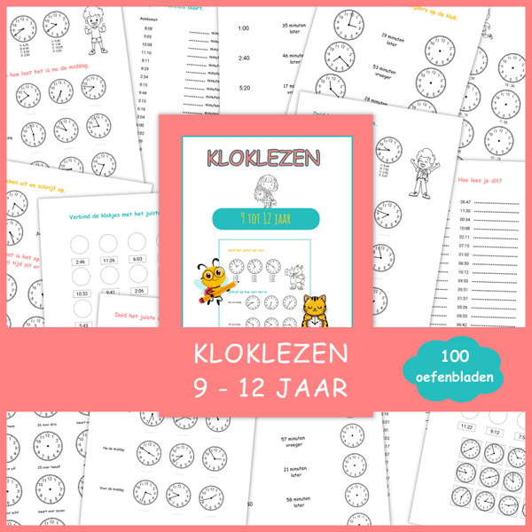 Kloklezen 9 tot 12 jaar