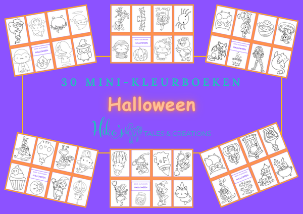 Mini-kleurboekjes: Halloween