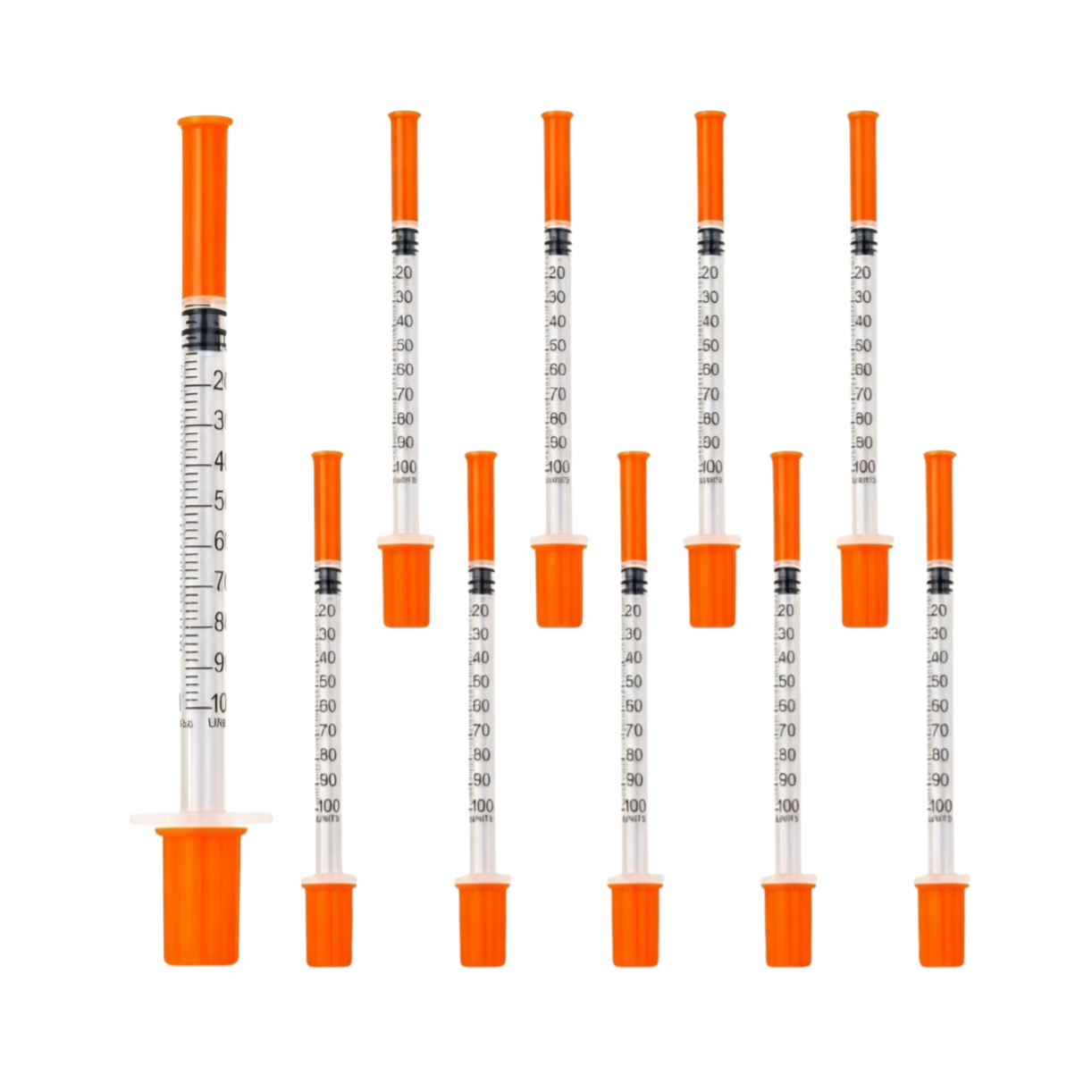 31G 6mm 0.5ml Syringes - Pack of 10