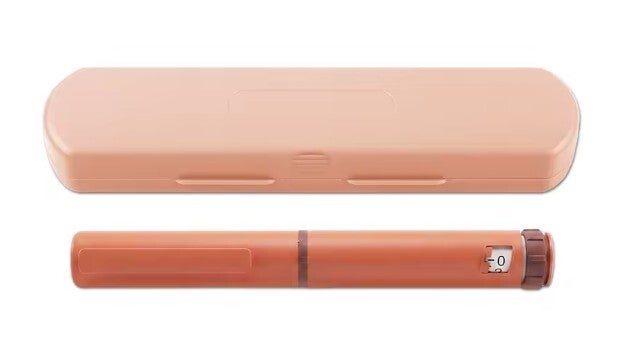 Reusable Pen & Case - Coral & Peach