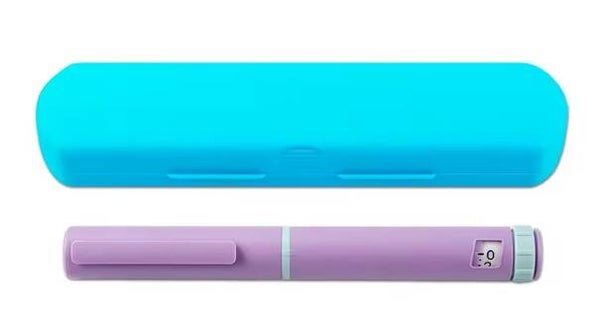 Reusable Pen & Case - Purple & Teal