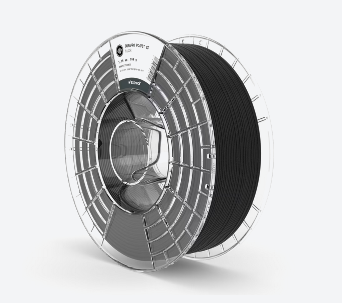DuraPro PC/PBT CF, schwarz, Filament-Durchmesser 1,75 mm, Spule 0,7 kg