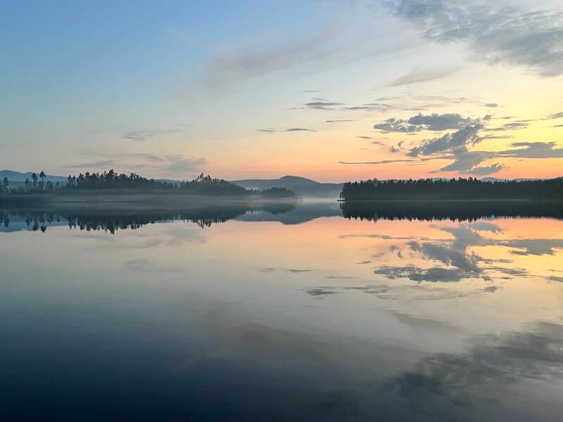 Magisk SUP-tur i Hotagen, Jämtland