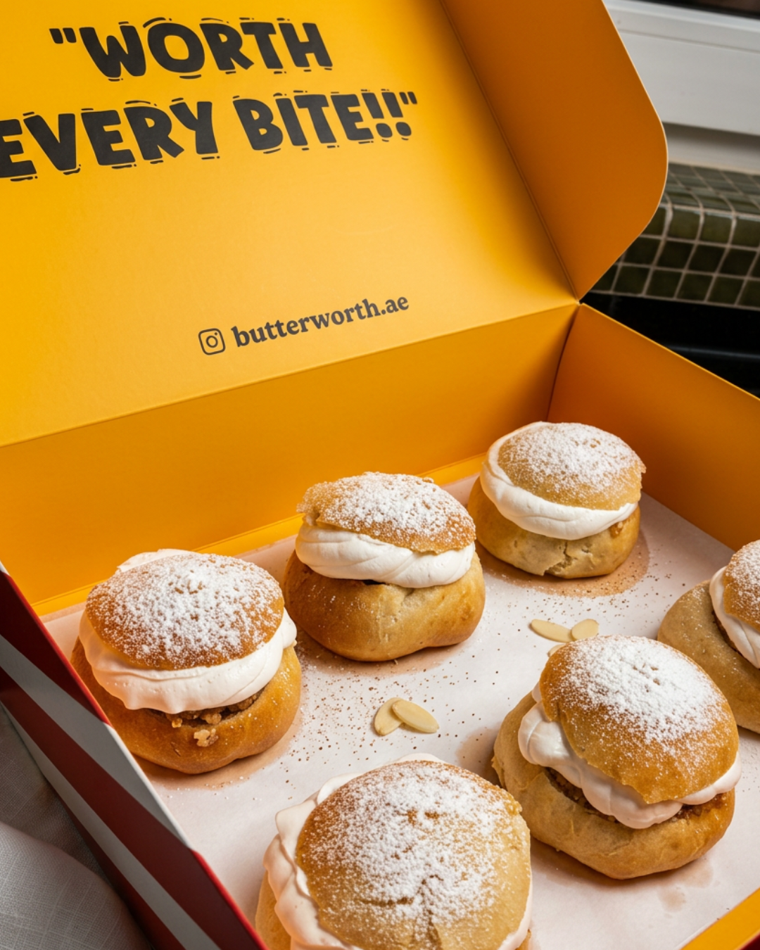 6 PCS FAT SATURDAY : SALT BUN PRALINE SEMLOR