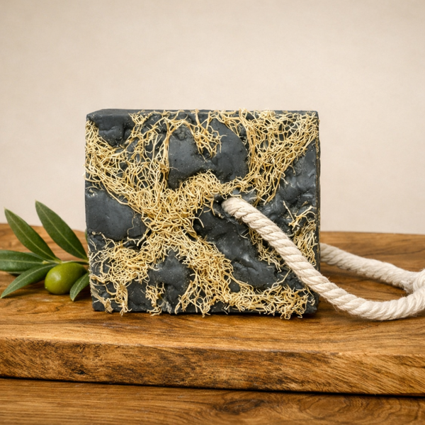 Loofah Olijf Scrubzeep | Tea Tree & Patchouli