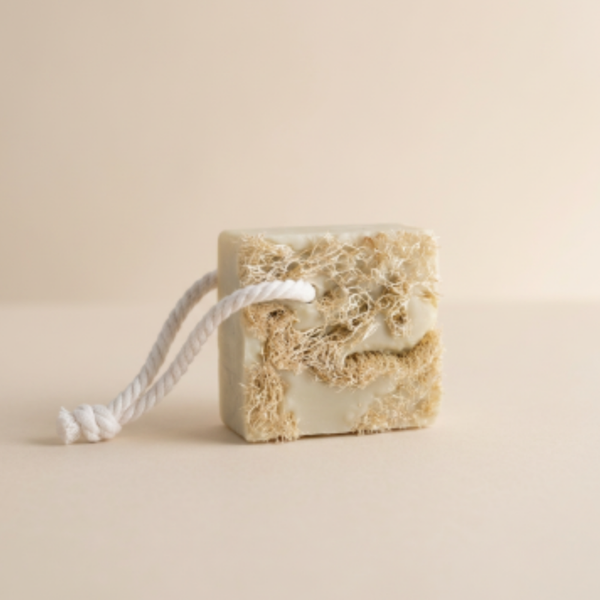 Olijfzeep | Loofah scrubzeep